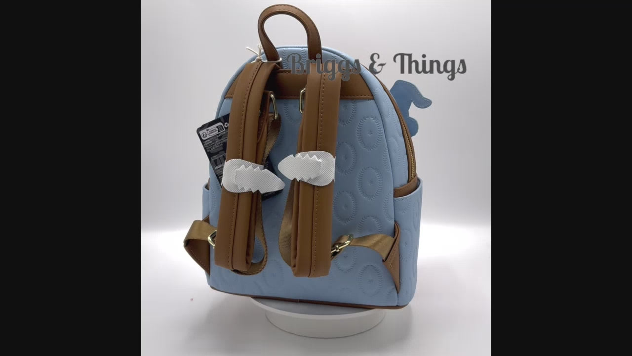Loungefly Lady and the Tramp Present Mini Backpack Pop Up Puppies Bag Video
