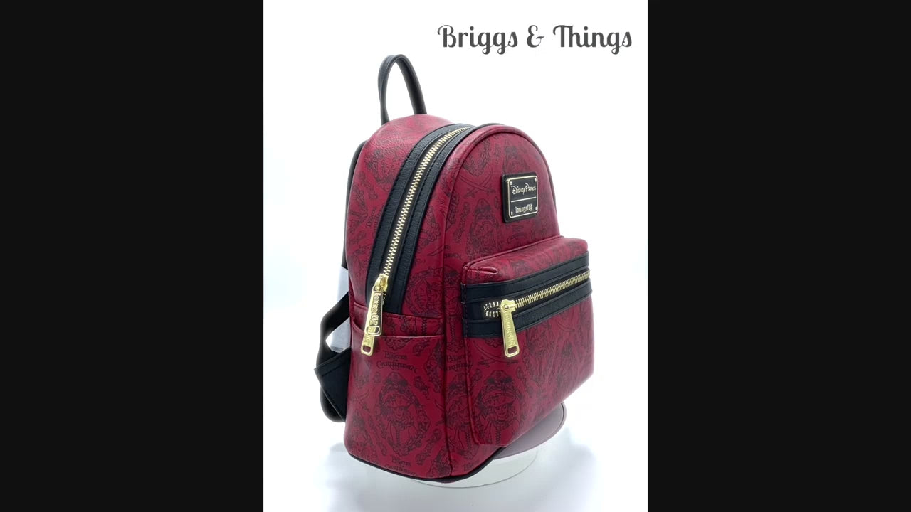 Loungefly Disney Parks Pirates of the Caribbean Mini Backpack Redd Bag Video