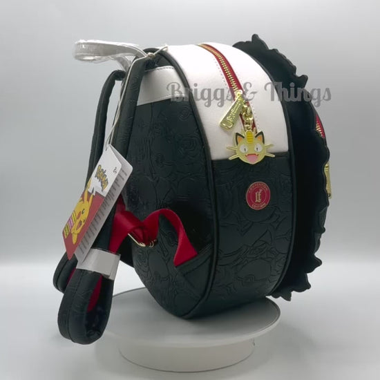 Loungefly Team Rocket Cameo Mini Backpack SDCC Pokemon Bag Video