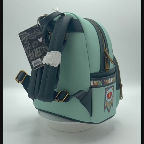Loungefly Sword in the Stone Stained Glass Mini Backpack Video