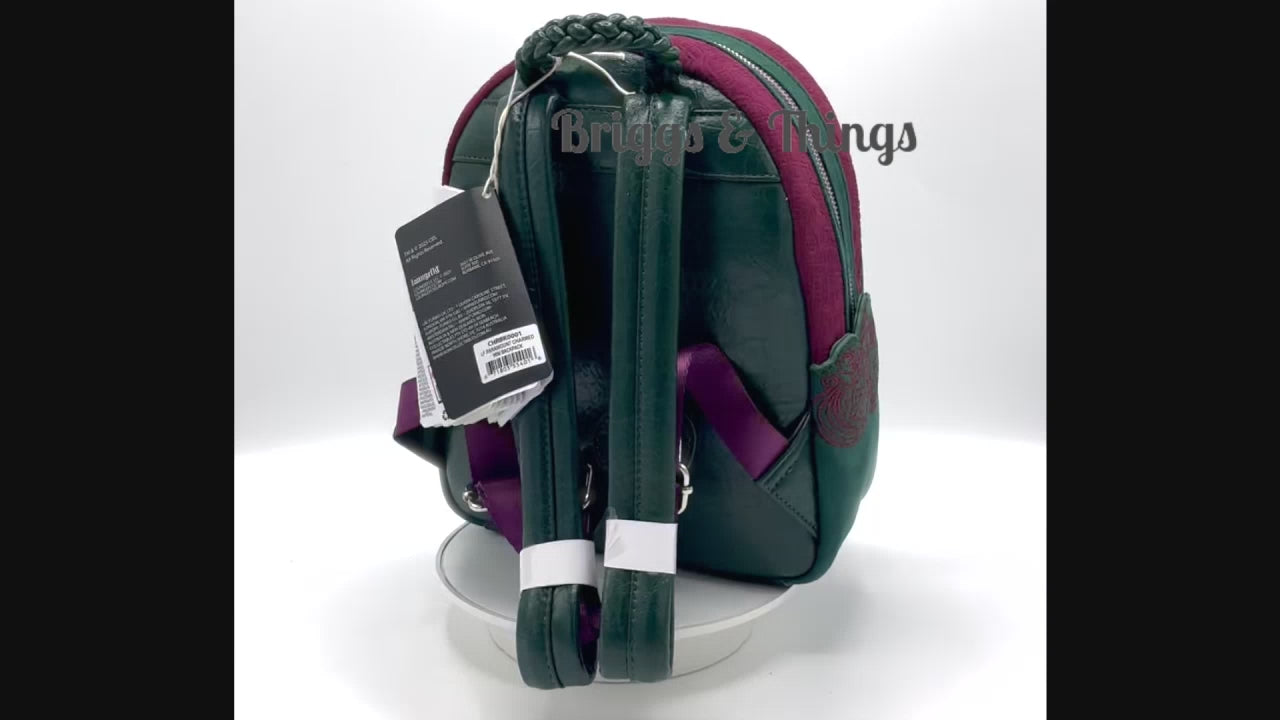 Loungefly Charmed Mini Backpack Book of Shadows Power of Three Bag Video
