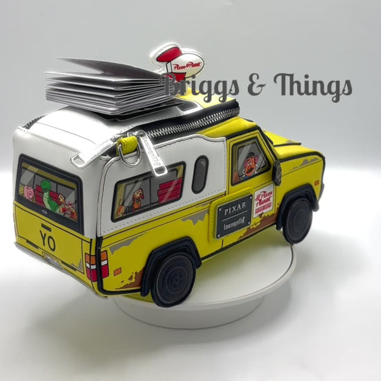 Loungefly Pizza Planet Crossbody Toy Story 30th Anniversary Pixar Bag Video