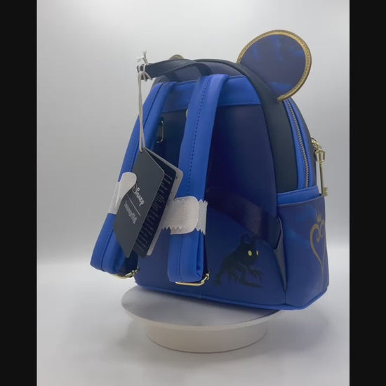 Loungefly Kingdom Hearts Mini Backpack Blue Disney Bag Video