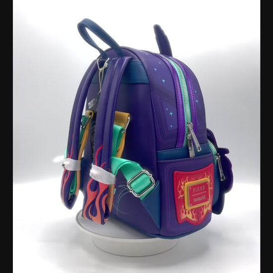 Loungefly D23 Ramone Cosplay Mini Backpack Disney Pixar Cars Glow Bag Video