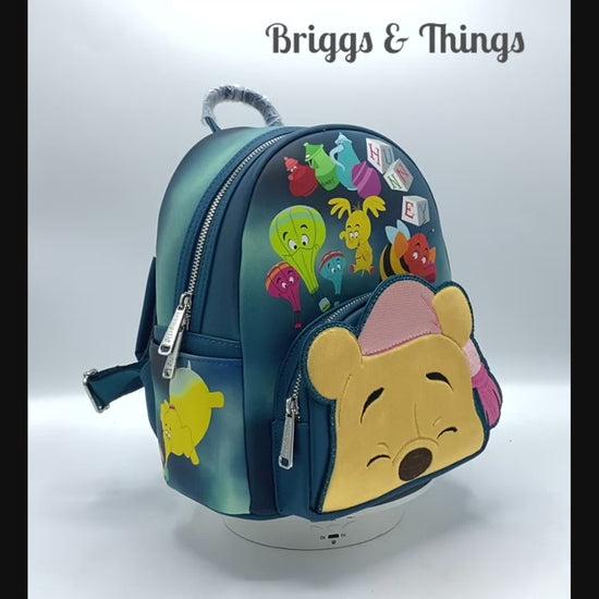Loungefly Winnie Heffa Dreams Mini Backpack Disney Heffalump Bag Video