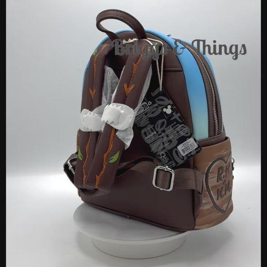 Loungefly Robin Hood & Maid Marian Mini Backpack Disney Bag Video