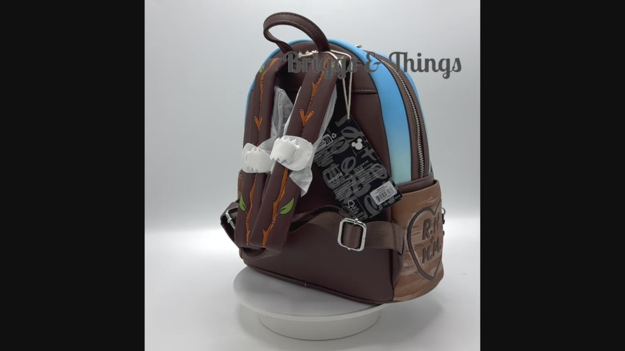 Loungefly Robin Hood & Maid Marian Mini Backpack Disney Bag Video