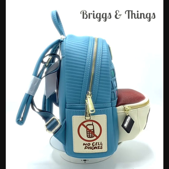 Loungefly Luke's Diner Mini Backpack Gilmore Girls Coffee Bag Video
