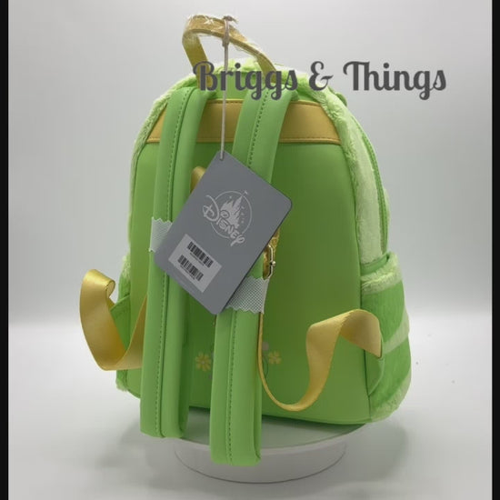 Loungefly Disney Parks Pascal Cosplay Mini Backpack Rapunzel Bag Video