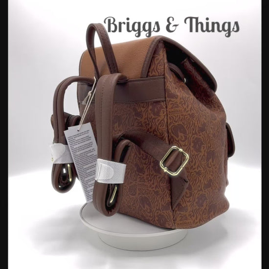 Loungefly Animal Kingdom 25th Mini Backpack Disney Parks Bag Video