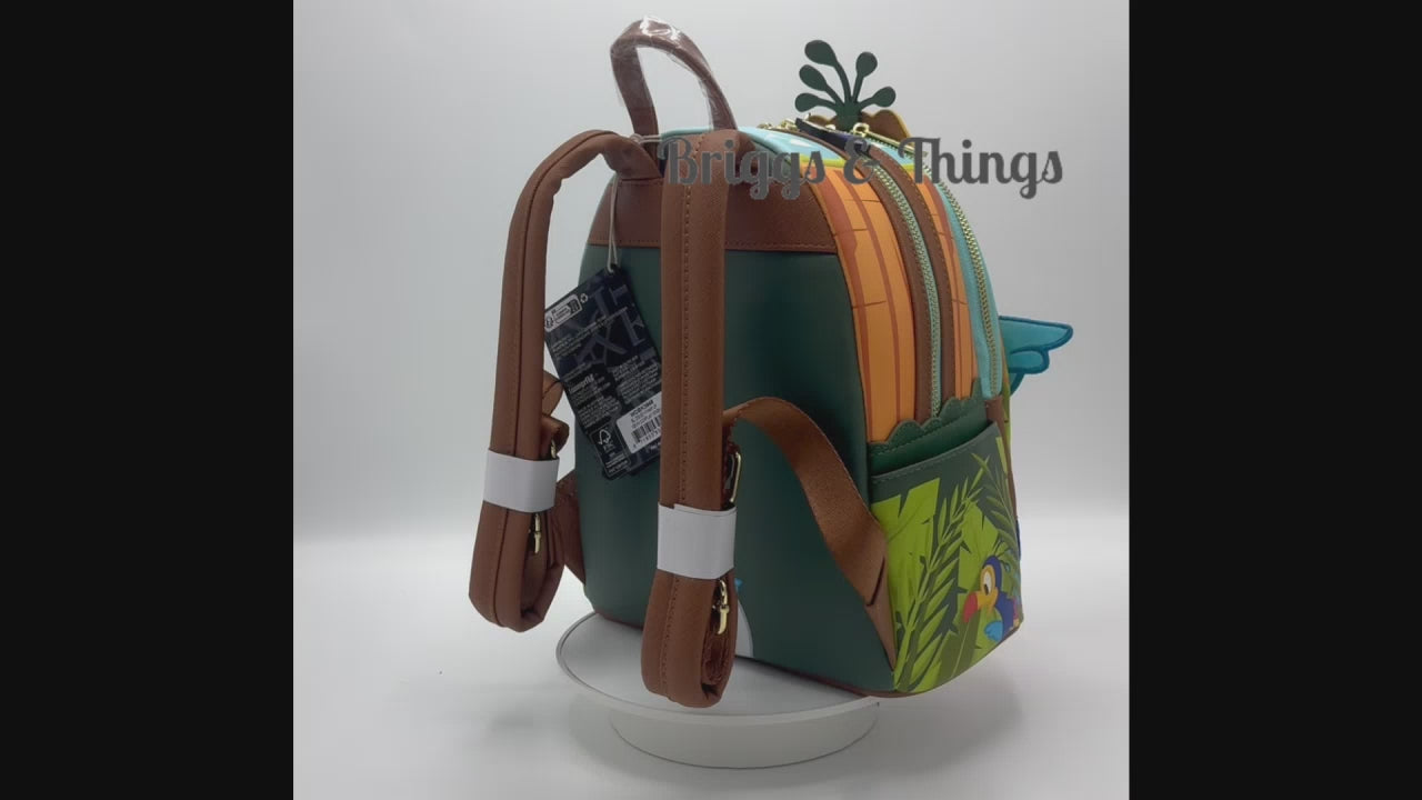 Loungefly Kevin Cosplay Mini Backpack Disney Pixar Up Bag Video