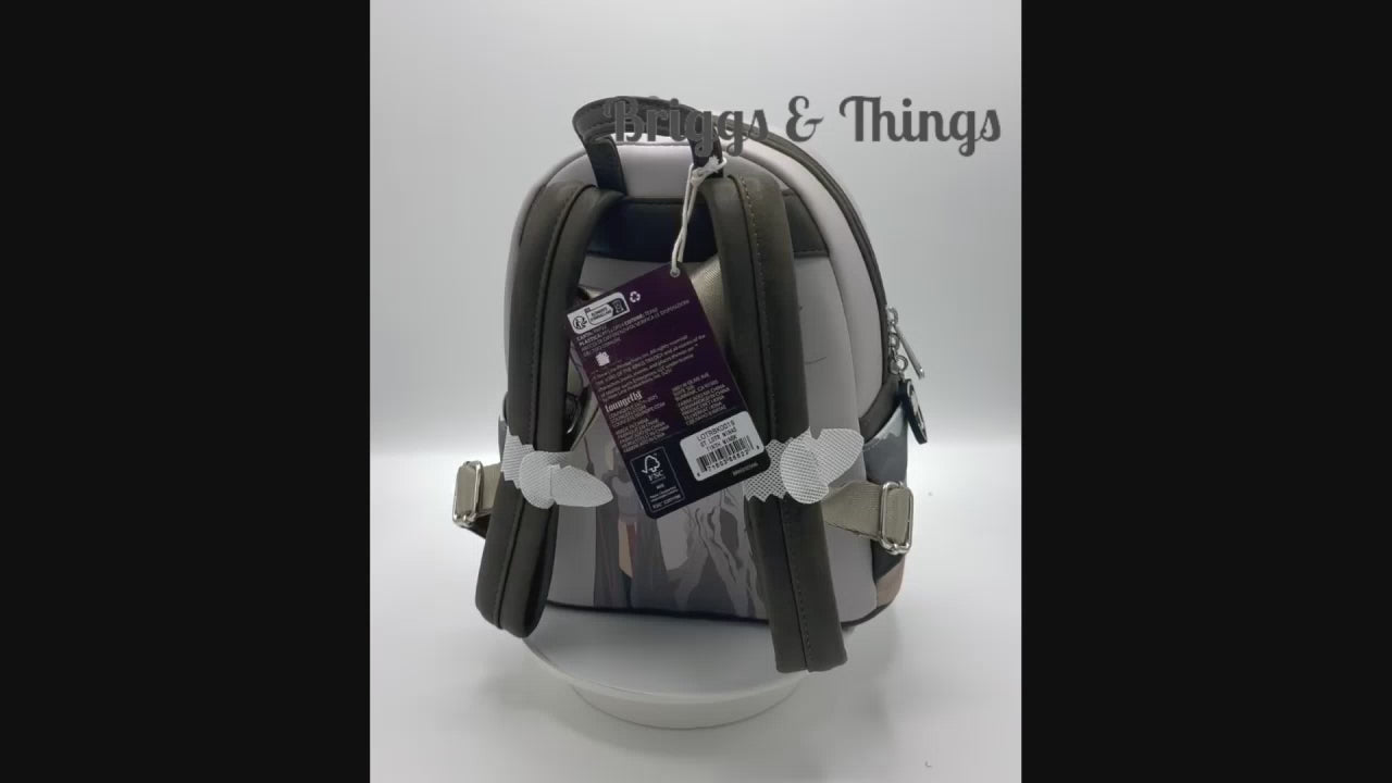 Loungefly Gandalf Minas Tirith Mini Backpack Lord of the Rings Bag Video