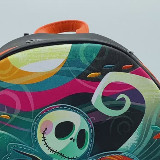 Loungefly Jack and Sally Mini Backpack NBC Simply Meant To Be Bag Video