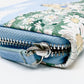 Cath Kidston Alice in Wonderland Blue Meadow Purse Disney Wallet Large Used Right Side