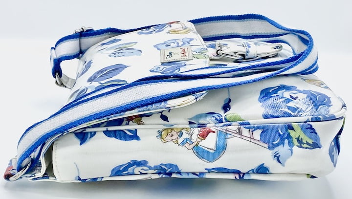 Cath Kidston Disney Alice in Wonderland Crossbody Bag Saddle Handbag Right Side