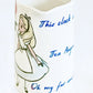 Cath Kidston Disney Alice in Wonderland Jug Vase Flower Pot Pitcher Side 1