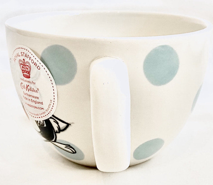 Cath Kidston Disney Alice in Wonderland Teacup Saucer Set White Rabbit Teacup Handle