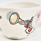 Cath Kidston Disney Alice in Wonderland Teacup Saucer Set White Rabbit Teacup Side 1