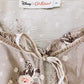 Cath Kidston Disney Bambi Dress Fawn Brown Rose Floral Shirred 14 New Without Tags Close Up