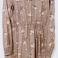 Cath Kidston Disney Bambi Dress Fawn Brown Rose Floral Shirred 14 New Without Tags Front