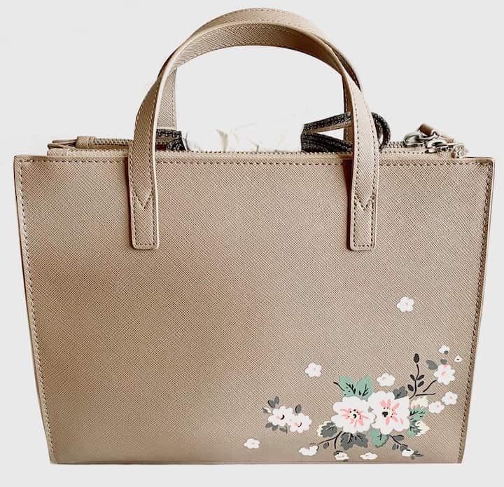Cath Kidston Disney Bambi Grab Bag Brown Crossbody Tote Handbag New Without Tags Back