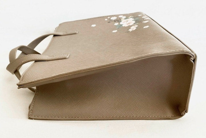 Cath Kidston Disney Bambi Grab Bag Brown Crossbody Tote Handbag New Without Tags Left Side