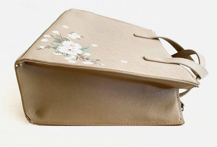 Cath Kidston Disney Bambi Grab Bag Brown Crossbody Tote Handbag New Without Tags Right Side