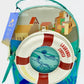 Danielle Nicole Luca Mini Backpack Disney Pixar Porto Rosso Lifesaver Bag Front