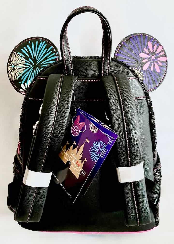 Loungefly Castle Fireworks MMMA Backpack Minnie Mouse Main Attraction December Bag Straps