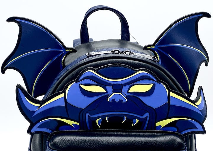 Loungefly Chernabog Mini Backpack Disney Villains Fantasia Cosplay Bag Front Wings Applique