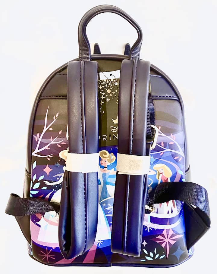 Loungefly Cinderella Castle Collection Series Mini Backpack Disney Bag Straps