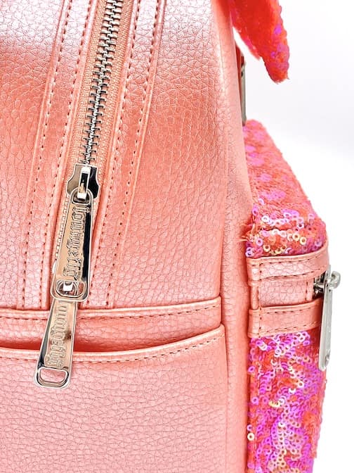 Loungefly Coral Sequin Mini Backpack Disney Mermaid Ariel Grotto Bag Zips