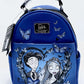 Loungefly Corpse Bride Butterfly Mini Backpack Blue Valentine GITD Bag Front