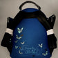 Loungefly Corpse Bride Butterfly Mini Backpack Blue Valentine GITD Bag Glow In The Dark Effect Back