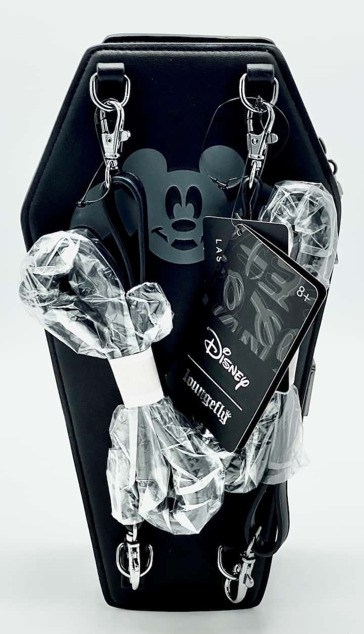 Loungefly Count Mickey Mouse Mini Backpack Coffin Vampire Crossbody Straps