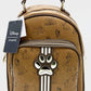 Loungefly Disney Dogs Mini Backpack Tan Brown Gold Bag Boxlunch Front With Tags