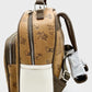 Loungefly Disney Dogs Mini Backpack Tan Brown Gold Bag Boxlunch Left Side