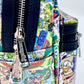 Loungefly Disney Parks Collage Mini Backpack Walt Disney World Bag Zips