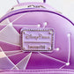 Loungefly Disney Parks Purple Wall Mini Backpack Instagram Bag Enamel Logo