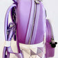 Loungefly Disney Parks Purple Wall Mini Backpack Instagram Bag Right Side