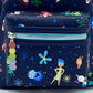 Loungefly Inside Out Mini Backpack Disney Parks Pixar AOP Bag Front Pocket