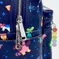 Loungefly Inside Out Mini Backpack Disney Parks Pixar AOP Bag Zips