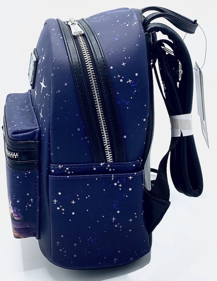 Loungefly Lilo & Stitch Starry Night Mini Backpack Disney Bag Left Side