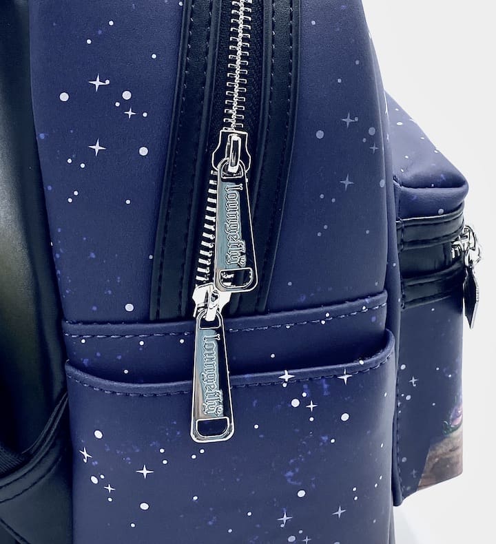 Loungefly Lilo & Stitch Starry Night Mini Backpack Disney Bag Zips