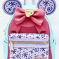 Loungefly Mad Tea Cups Party MMMA Backpack Minnie Main Attraction Disney Parks March 3/12 Bag Front