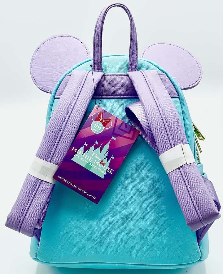 Loungefly Mad Tea Cups Party MMMA Backpack Minnie Main Attraction Disney Parks March 3/12 Bag Straps