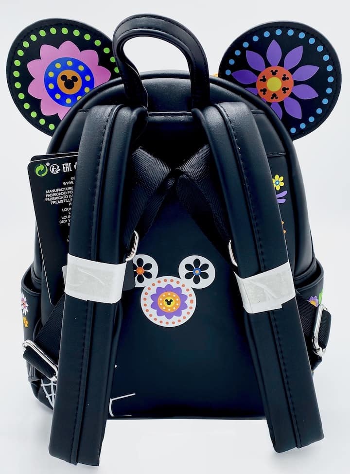 Loungefly Mickey Mouse Dia de Los Muertos Sugar Skull Mickey Mini Backpack