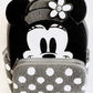 Loungefly Minnie Mouse Vintage Mini Backpack Black White Polka Dots Bag Front