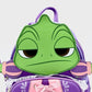 Loungefly Pascal Mini Backpack Disney Princess Tangled Rapunzel Bag Front Face Applique