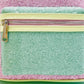 Loungefly Pastel Sequin Mini Backpack Disney Minnie Mouse Bag Front Pocket
